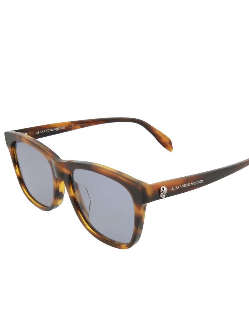 Alexander McQueen Tortoise Shell Havana Sunglasses 56mm